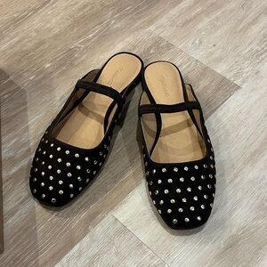 Madewell Greta Studded Brown Flats